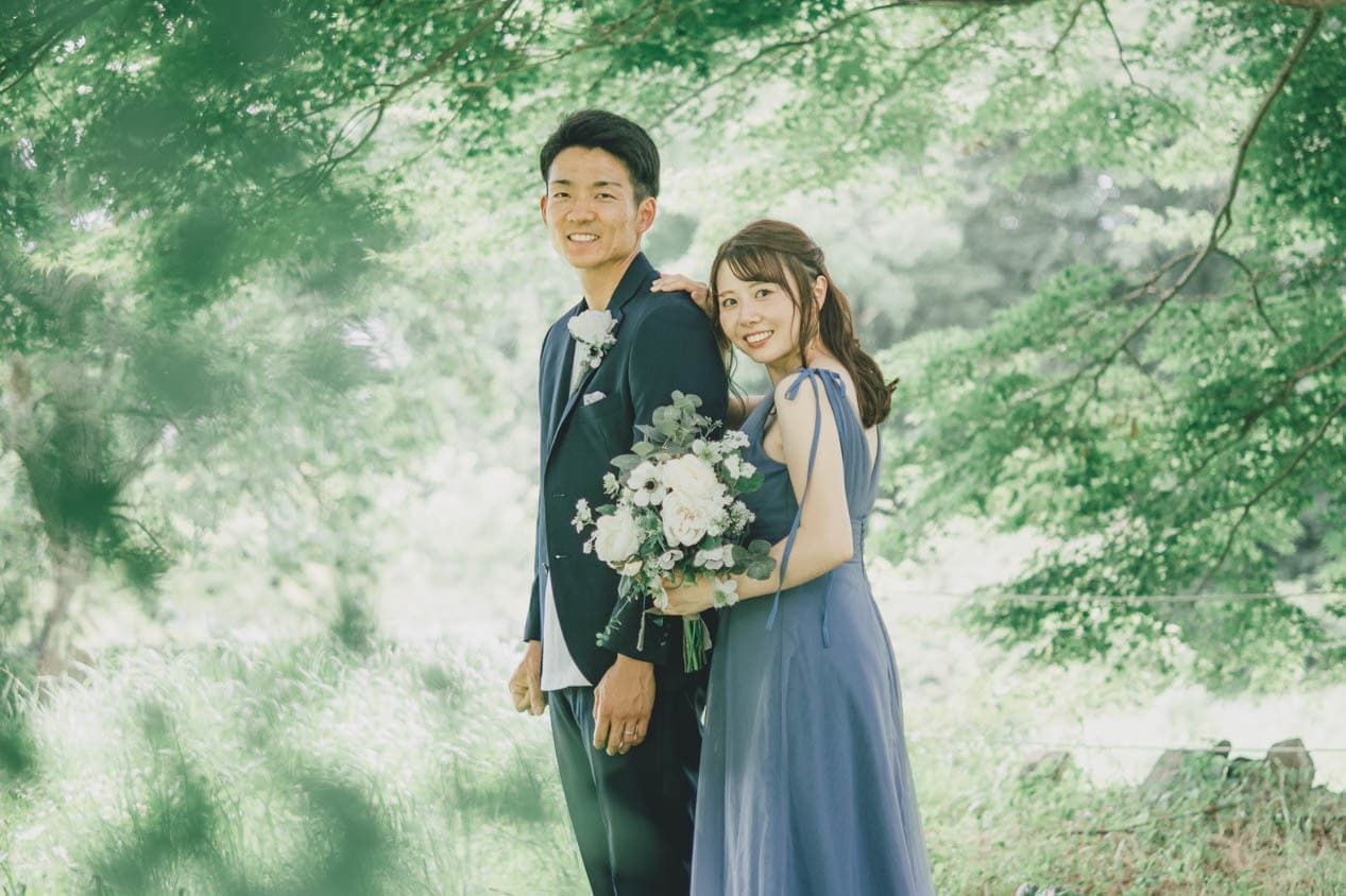 夏の軽井沢ウェディングロケ